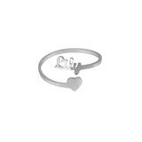 Personalized name ring
