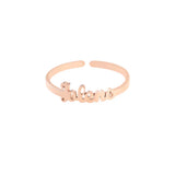 Personalized name ring