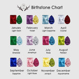 Bracelet with two birthstones