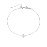 Gold-plated bracelet with a letter from A to Z – personalized jewelry with an initial