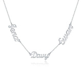Necklace with multiple names