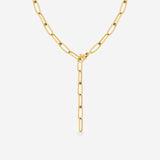 Honey Y Necklace Gold – gold layered Y-type necklace