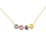 Family Necklace with Birthstones