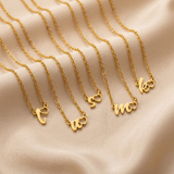 Initial and Heart Necklace – Delicate Personalized Jewelry