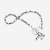 Beaded bracelet with birthstones