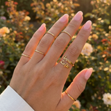 Personalized name ring