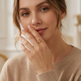 Personalized name ring