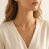 Personalized necklace with initials