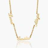 Necklace with multiple names