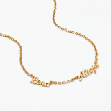 Necklace with multiple names