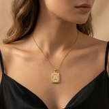 Classic initial necklace