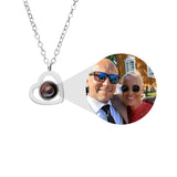 Photo necklace with a picture in the center – elegant personalized necklace