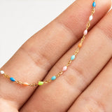 Rainbow Dainty Choker