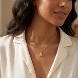 Pavé Initial Necklace