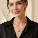 Pavé Initial Necklace