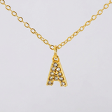 Pavé Initial Necklace