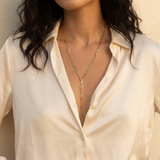 Honey Y Necklace Gold – gold layered Y-type necklace