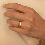 Intertwined Hearts Ring