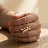 Birth Year Necklace
