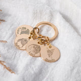 Personalized Pet Photo & Name Keychain