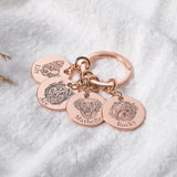 Personalized Pet Photo & Name Keychain