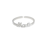 Personalized name ring