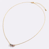 Family Necklace with Birthstones