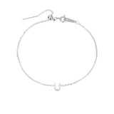 Gold-plated bracelet with a letter from A to Z – personalized jewelry with an initial