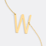 Eye-Catching Initial Necklace