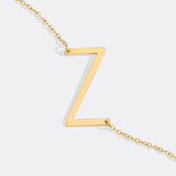 Eye-Catching Initial Necklace
