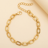 Statement Link Bracelet | Bracelet with silver- and gold-tone links