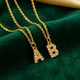 Pavé Initial Necklace