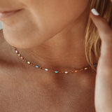 Colorful Enamel Bead Necklace