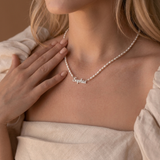 Personalized Pearl Necklace with Name