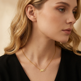Initial and Heart Necklace – Delicate Personalized Jewelry