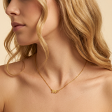 Initial and Heart Necklace – Delicate Personalized Jewelry
