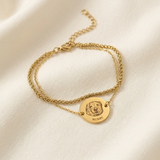 Personalized bracelet with a pet portrait