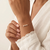 Personalized Bracelet with Heart-Shaped Initials