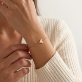 Personalized Bracelet with Engraved Heart