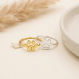 Personalized pet initial ring – delicate jewelry featuring the initial