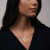 Eye-Catching Initial Necklace