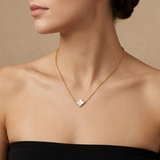 Pearl Shamrock Necklace