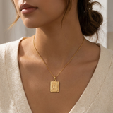 Classic initial necklace
