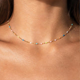 Rainbow Dainty Choker