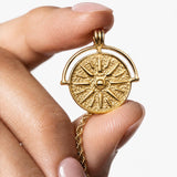 Compass Medallion Necklace