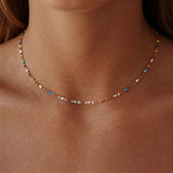 Colorful Enamel Bead Necklace