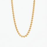 Necklace with a heart chain