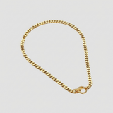 Necklace with a bold chain and a toggle clasp