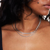 Layered Double Chain Necklace