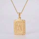 Classic initial necklace